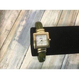 Embassy by Gruene Green Cuff Watch